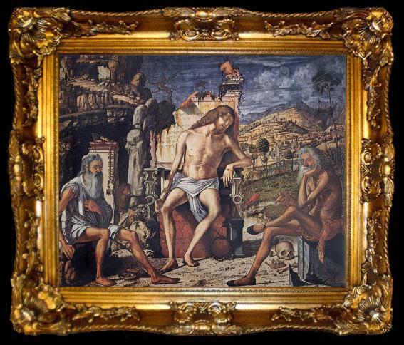 framed  Vittore Carpaccio The Meditaion on the Passing, ta009-2
